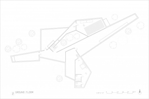 Plan Drawing 2: Ground Floor (Living Space + Greenhouse)