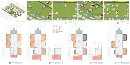 Reimagining my childhood home using my core and pod system – Exploring a series of time increments