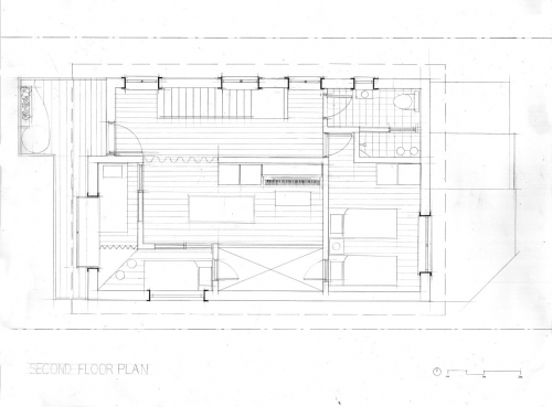 Second Floor Plan of Final Design in 1:25