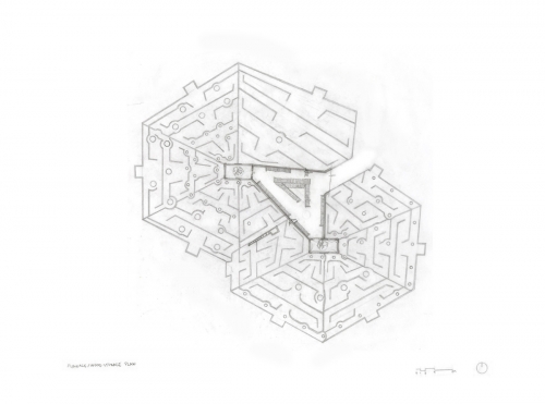 Ondol Labyrinth, Furnace, & Wood Storage Plan