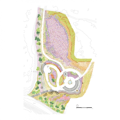 Detail garden plan