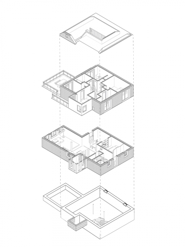 Floor Plan Axo Drawing 